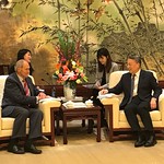 CACN, accompanied by Canada's Consul General in Shanghai, Weldon Epp, meeting with the Shanghai People’s Congress to discuss matters of mutual interest and concern