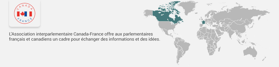 Logo CAFR, L’Association interparlementaire Canada-France offre aux parlementaires français et canadiens un cadre pour échanger des informations et des idées.