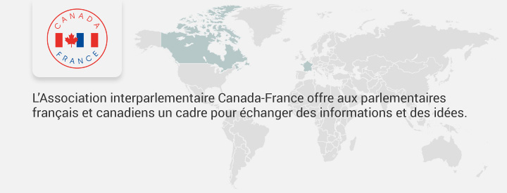 Logo CAFR, L’Association interparlementaire Canada-France offre aux parlementaires français et canadiens un cadre pour échanger des informations et des idées.