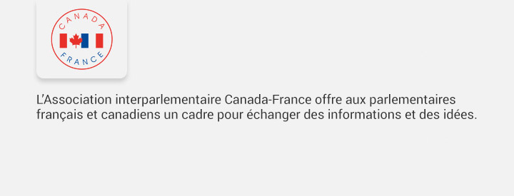 Logo CAFR, L’Association interparlementaire Canada-France offre aux parlementaires français et canadiens un cadre pour échanger des informations et des idées.