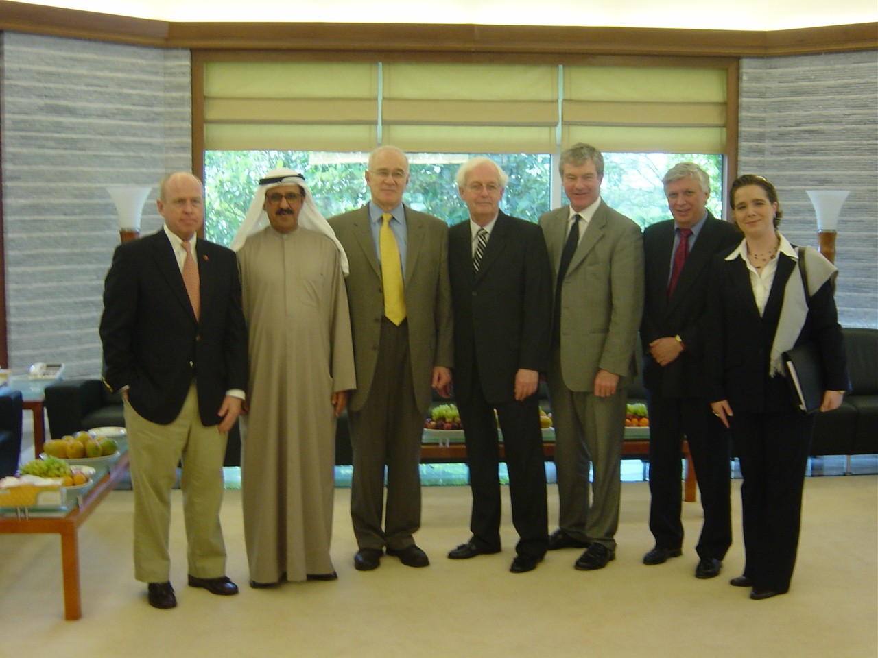 The Canadian delegation with His Excellency Mohammed Al-Kindi, Speaker of the Federation Council of the United Arab Emirates
