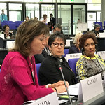​Les délégués de SECO participant à des réunions durant la 27e Session annuelle de l'Assemblée parlementaire de l'OSCE