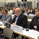 ​SECO delegates participating in meetings at the 27th Annual Session of the OSCE Parliamentary Assembly