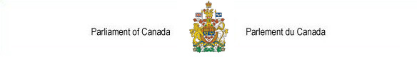 Entête Parlement du Canada