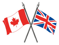 Association interparlementaire Canada—Royaume-Uni Logo